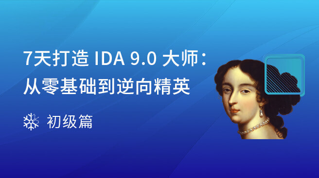 【重磅上新】7天打造 IDA 9.0 大师：从零基础到逆向精英