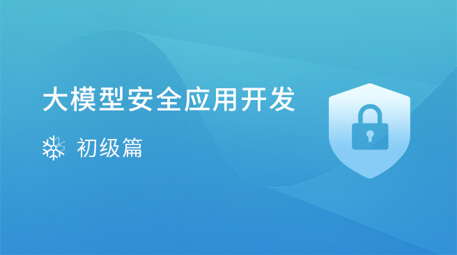 【早鸟价开售】大模型安全应用开发